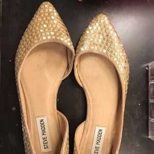 Steve Madden Gold Shoes